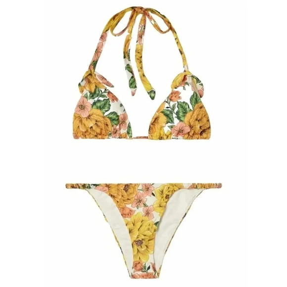 NEW! “Poppy Zimmer-Zim” Floral Bikini Set - Picture 1 of 13